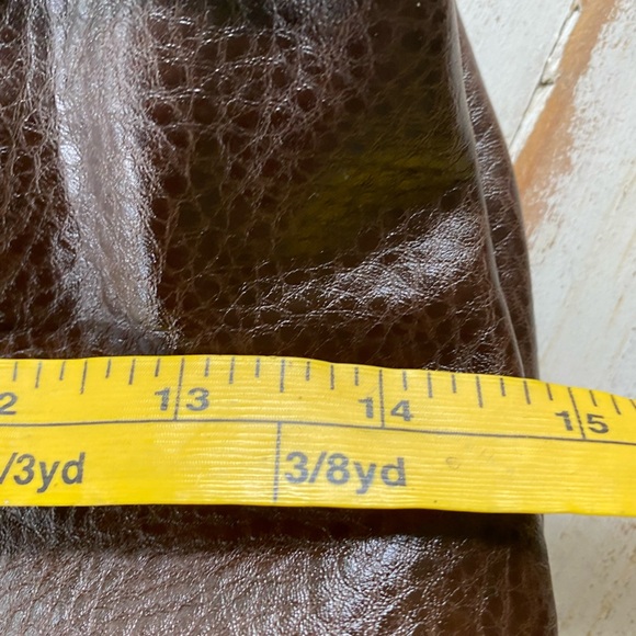 Tommy Hilfiger Y2K era faux leather purse NWOT dark brown shoulder bag vintage - Picture 13 of 15